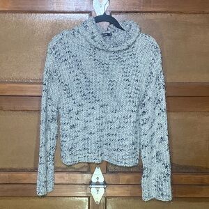 Obey Cream Marled Cowl Neck Sweater